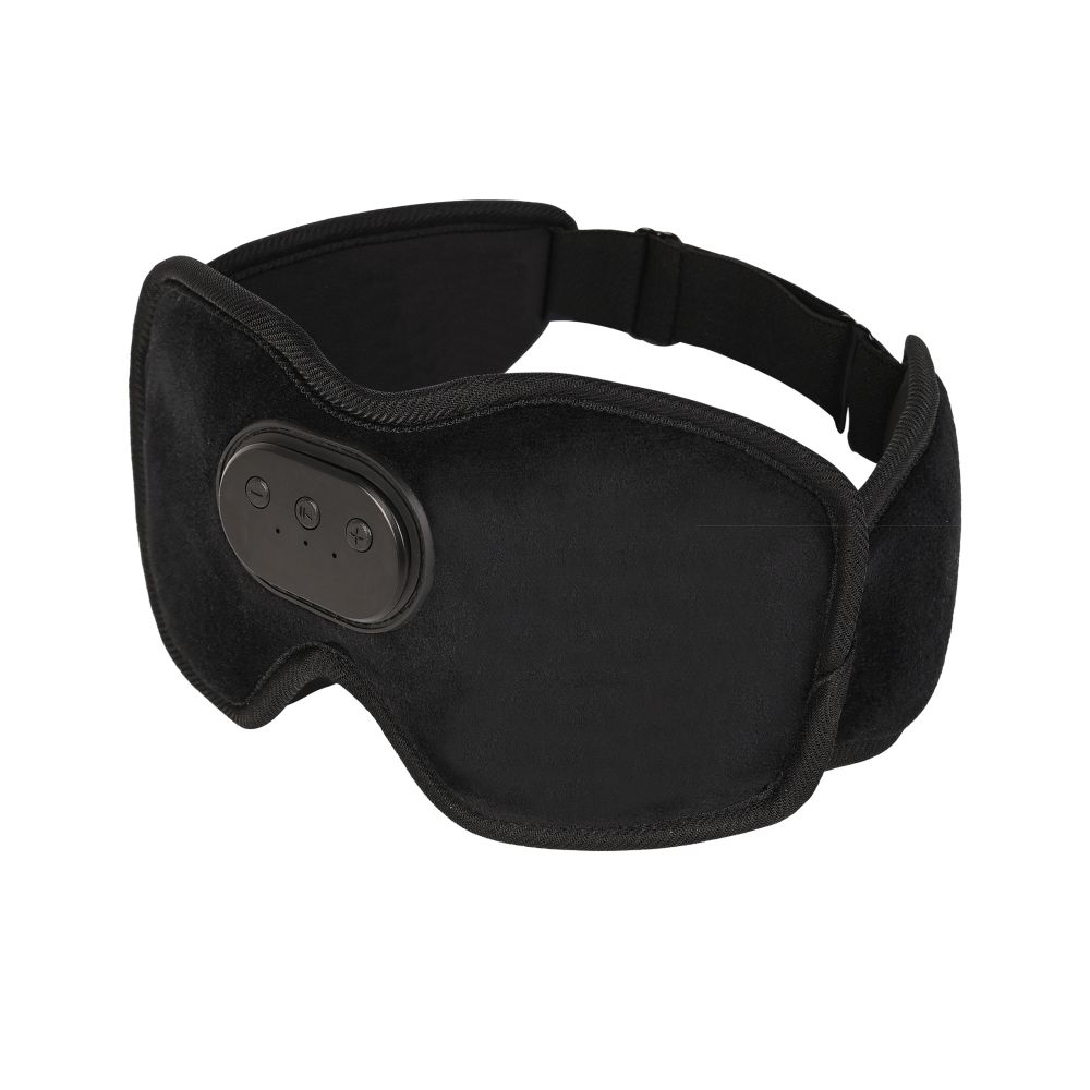 3D Bluetooth Sleep Eye Mask หน้ากากเพลงไร้สายสีดำ