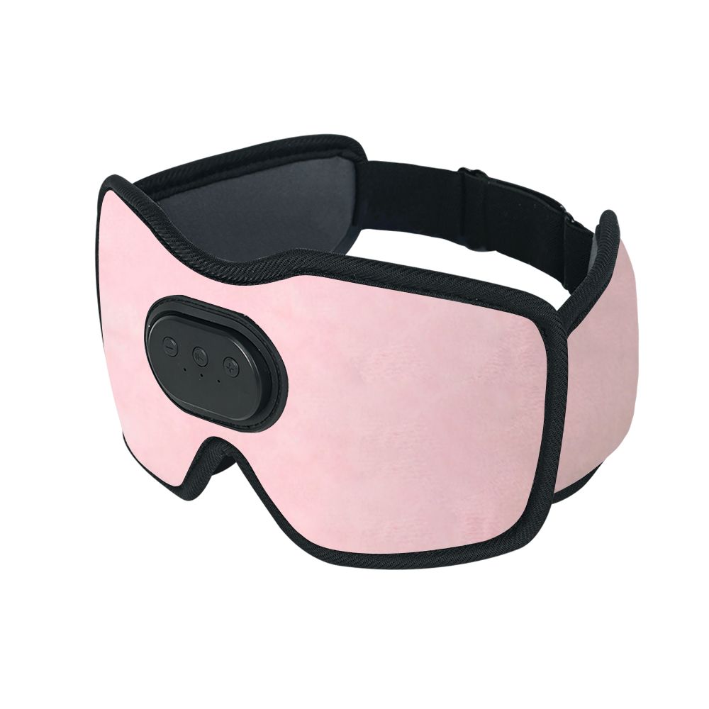 3D Bluetooth Sleep Eye Mask หน้ากากเพลงไร้สายสีชมพู