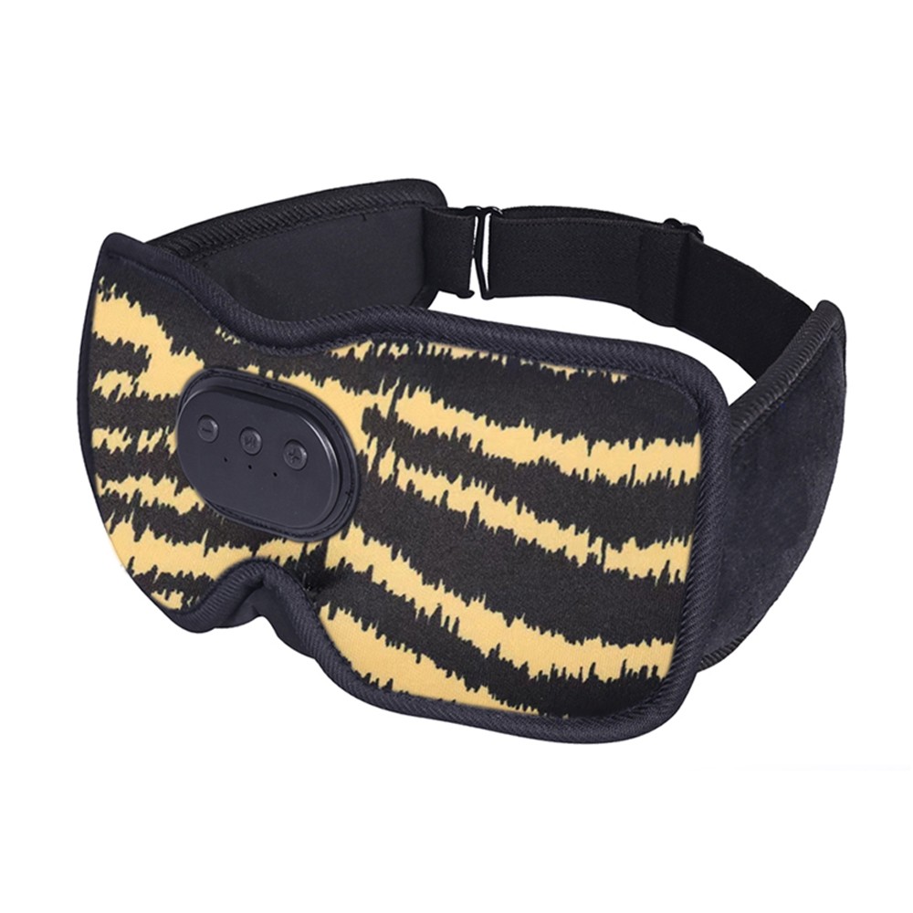 3D Bluetooth Sleep Eye Mask หน้ากากเพลงไร้สายสีเหลือง