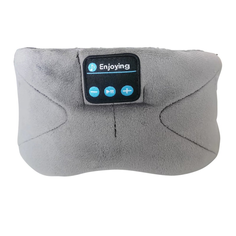 ที่คาดผม Bluetooth Sleep Eye Mask หูฟังนอนหลับ สีเทา