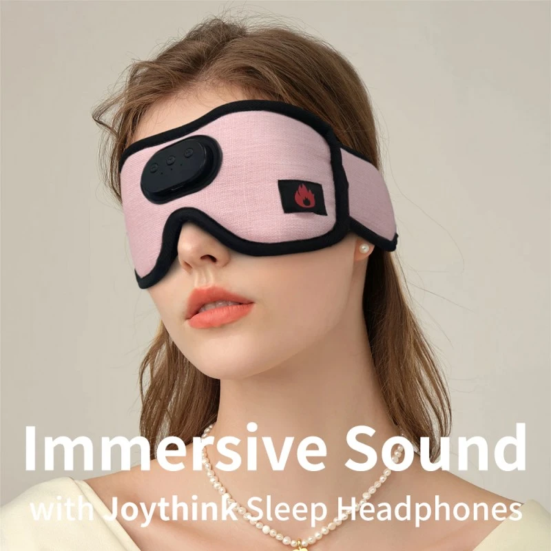 Heated Bluetooth Sleep Eye Mask Sleep Headphones Flax Meal Heated Bluetooth Sleep Eye Mask Sleep Headphones Flax Meal